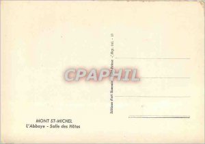 Modern Postcard Mont St Michel Abbey Room Breakfast