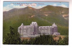 Banff Springs Hotel, Sulphur Mtn,  Alberta,