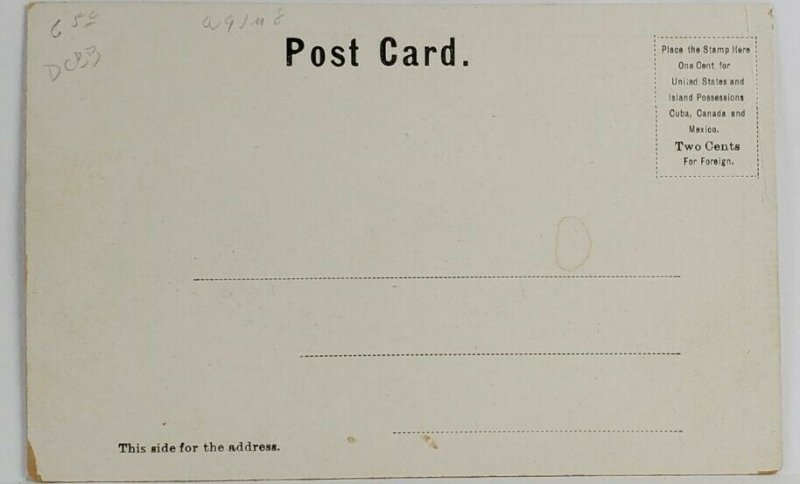 MA Copper Window Lincoln Square Worcester Massachusetts Postcard S14