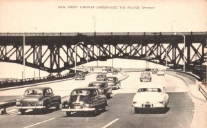 Vintage Postcard New Jersey Turnpike Underpasses The Skyway Pulaski New Jersey