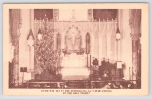 New York City~Evangelical Lutheran Church of Holy Trinity~Christmas Interior~Pc