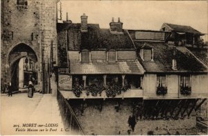 CPA MORET-sur-LOING Vieille Maison sur le Pont (1320320)