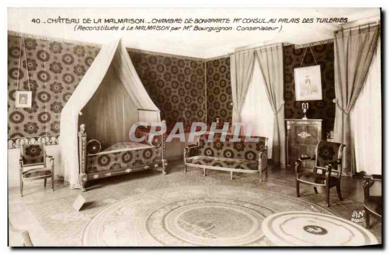 Old Postcard Chateau De La Malmaison Napoleon Bonaparte From room 1