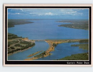 Postcard Gavin's Point Dam, Yankton, South Dakota