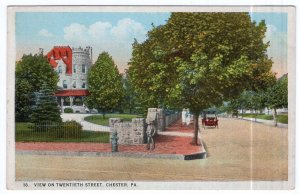 Chester, Pa., View On Twentieth Street