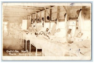 c1910's Fort Bliss Hospital Interior W.H. Horne El PasoTX RPPC Photo Postcard 