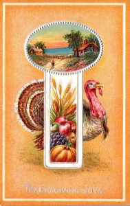 Thanksgiving Greetings With Turkey 1920