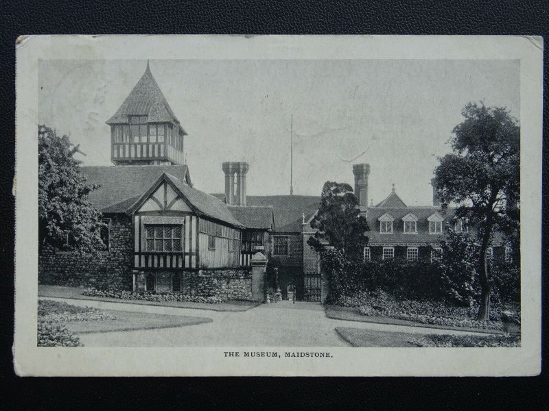 Kent MAIDSTONE The Museum c1908 Postcard