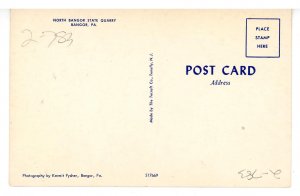 PA - Bangor. North Bangor State Quarry