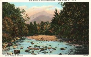Vintage Postcard 1952 East Branch Of Ausable River Keene Valley New York NY