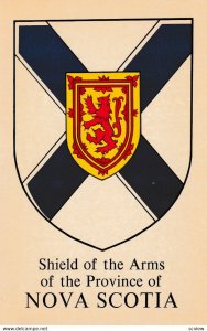 NOVA SCOTIA, Canada , 1950-60s ; Coat of Arms