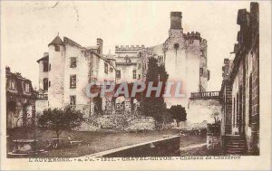 Old Postcard Chatel Guyon Auvergne Chateau Chazeron