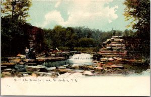 North Chuctanunda Creek, Amsterdam NY Undivided Back Vintage Postcard T69