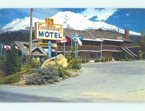 1980's MOTEL SCENE Mount Shasta California CA hk1875