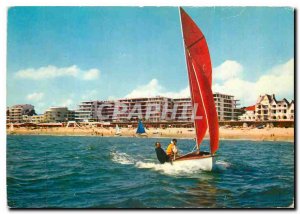 Modern Postcard La Baule Loire Atlantique The most beautiful beach in Europe ...