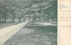 Bridgeport Connecticut 1905 Postcard Washington Park