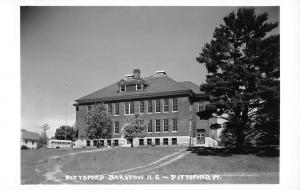 Pittsford Vermont Barstown High School Real Photo Antique Postcard K88916