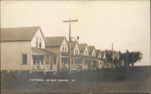 Bay Spring Barrington RI Rhode Island Cottages c1910 Real Photo Postcard