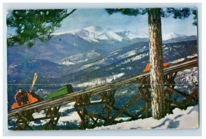 Vintage Upper Unit Mt Cranmore Skimobile Postcard P148