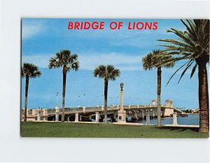 Postcard Bridge Of Lions St. Augustine Florida USA