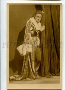 3093213 Russia DRAMA Theatre ACTOR as KING Stage Old REAL PHOTO