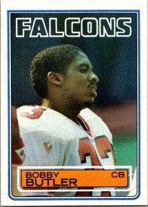 1983 Topps Football Card Bobby Butler Atlanta Falcons