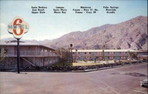 Palm Springs CA Motel 6 595 E Palm Canyon Dr 1950s-60s Vintage Postcard