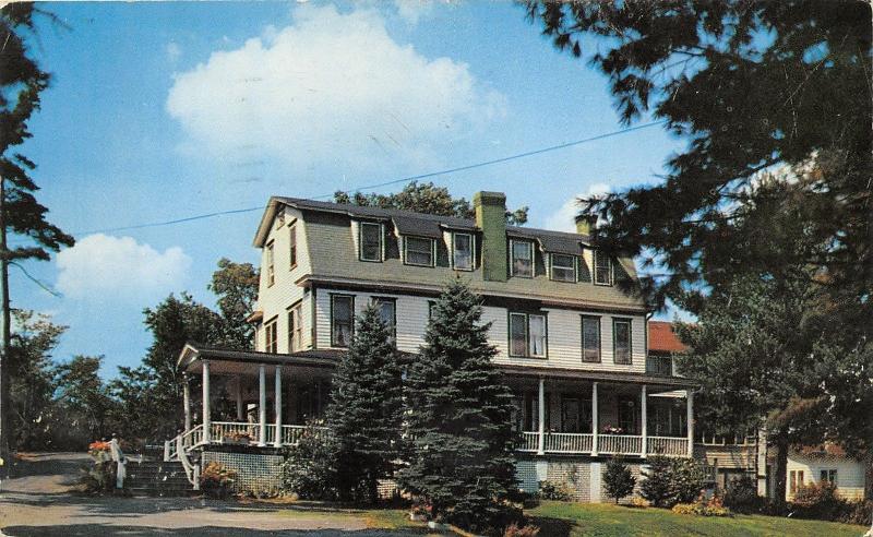 Stroudsburg Pennsylvania~Pinebrook Bible Conference Headquarters~1956 Postcard