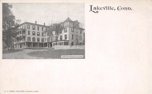 Lakeville Connecticut New Wononsco House Private Mailing Card Vintage PC U1756