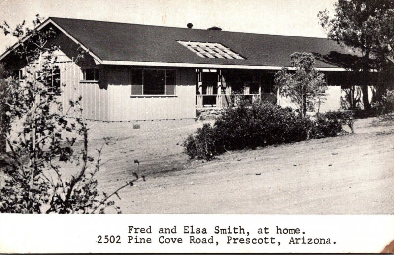 Arizona Prescott Home Of Fred and Elsa Smith Pine Cove Road 1964