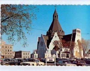 VINTAGE POSTCARD CAP-DE-LA-MADELEINE LA BASILICA QUEBEC CANADA LATE 1960's