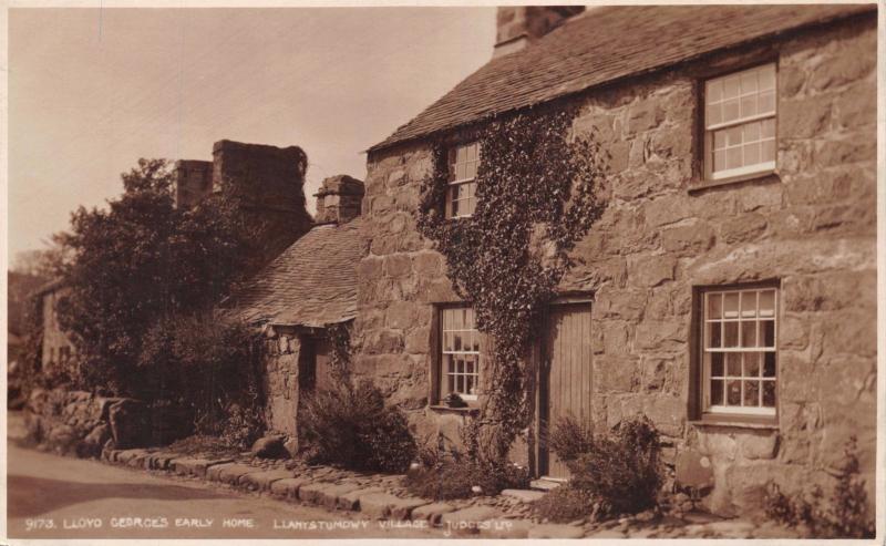 LLANYSTUMWY LLYN PENINSULA WALES UK LLOYD GEORGE EARLY HOME~JUDGES POSTCARD