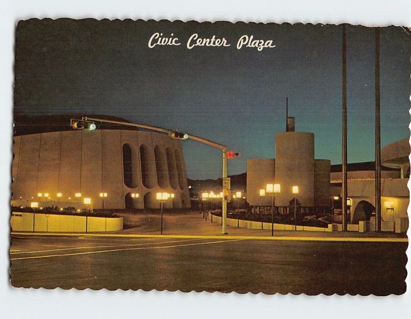 M-156838 Civic Center Plaza at Dusk El Paso Texas USA