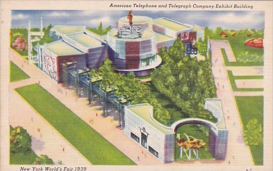 American Telephone And Telegrouph Company Exhibit Building New York World's F...