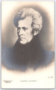 Andrew Jackson President Rotograph Series B.707 Postcard Early 1900s