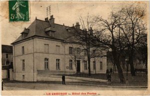 CPA LE CREUSOT - Hotel des Postes (985431)