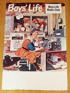 BSA~Boys' Life Radio Club~Ham Radio~Colorful Postcard~Boy Scouts~Unposted