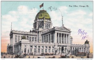 CHICAGO, Illinois, PU-1910; Post Office