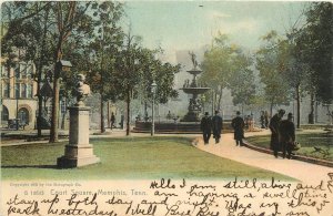 Postcard 1907 Memphis Tennessee Court Square Rotograph undivided 24-6736