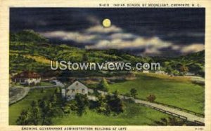 Indian School - Cherokee, North Carolina NC Postcard