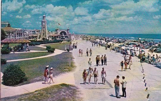 Florida Daytona Beach Ocean Front Park Looking Toward Band Shell