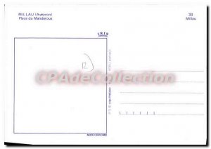 Old Postcard Millau Square Mandarous