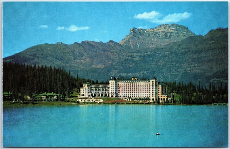 VINTAGE POSTCARD CHATEAU LAKE LOUISE RESORT HOTEL CANADIAN ROCKIES ALBERTA T2