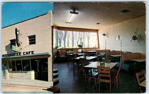 LAKE CITY, Michigan MI   Roadside BURGIA'S MISSAUKEE CAFE     Postcard