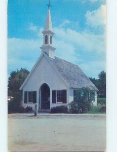 Unused Pre-1980 CHURCH SCENE Mystic Connecticut CT A7477