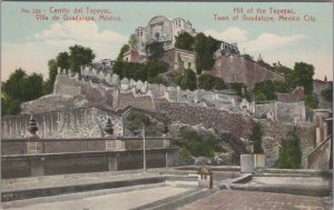 Postcard Hill of the Tepeyac Town of Guadalupe Mexico City Mexico