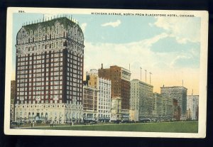 Chicago, Illinois/IL Postcard, Michigan Avenue North From Blackstone Hotel