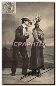 Old Postcard Circus Beside the Sea Collision