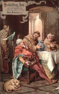 PAN-PACIFIC EXPO 1915 San Francisco HEIDELBERG INN German Monks Bar Scene