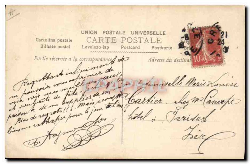 Old Postcard Louis Surname